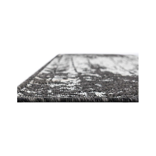 Unique Loom Black/White Indoor/Outdoor Rug & Reviews Wayfair
